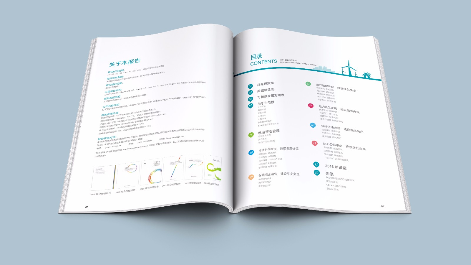 國家電力社會責(zé)任報告設(shè)計制作